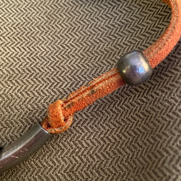 Silver Creations Agate Leather Necklace - Picture 14 of 15